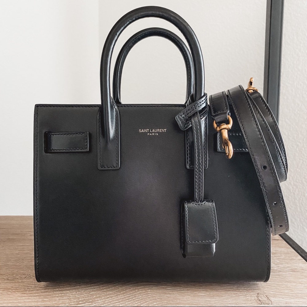 AUTHENTIC Saint Laurent Sac Du Jour Nano